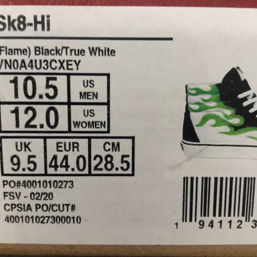 !! VANS SK8 HIGH TOP BRAND NEW - Picture 14 of 14